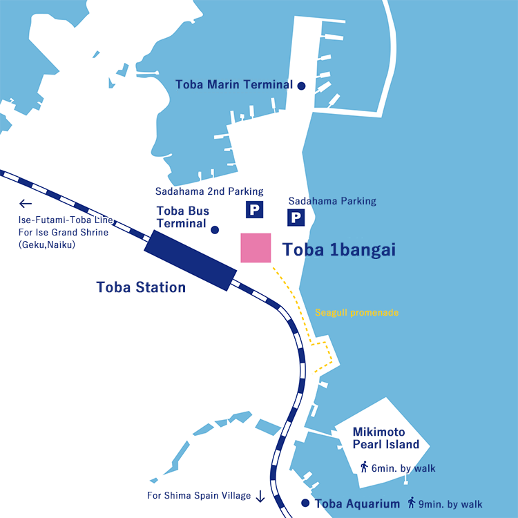 鳥羽一番街 マップ